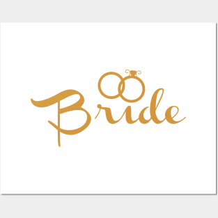 Couple Design - Bride with a Ring Posters and Art